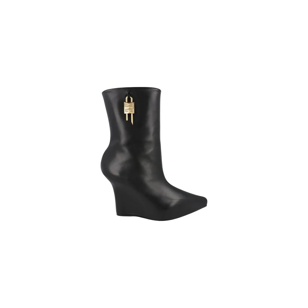 Givenchy G-Lock Leather Wedge Boots Black (BE6041-E1M1-001)