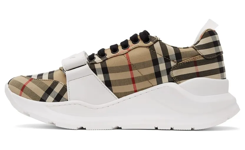Burberry Beige Vintage Check Sneakers (8046826) (3)