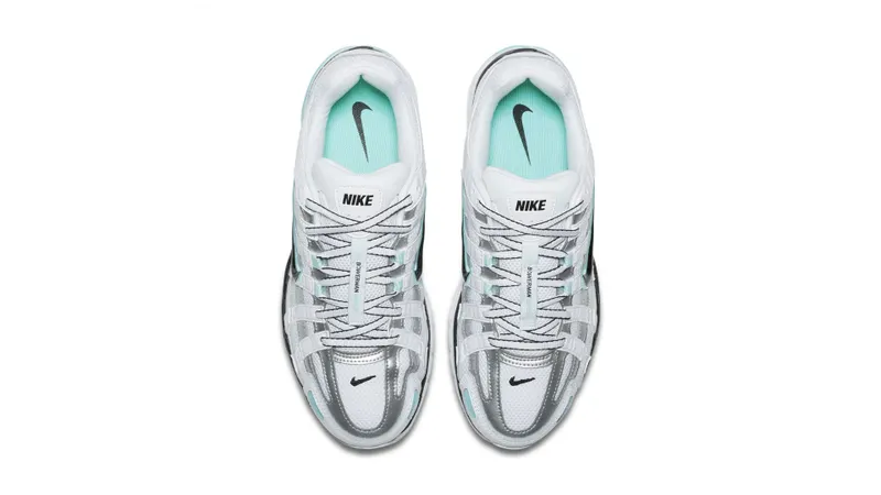 Nike P-6000 White Light Aqua (W) White/Metallic Silver-Light Aqua-Black (BV1021-104)