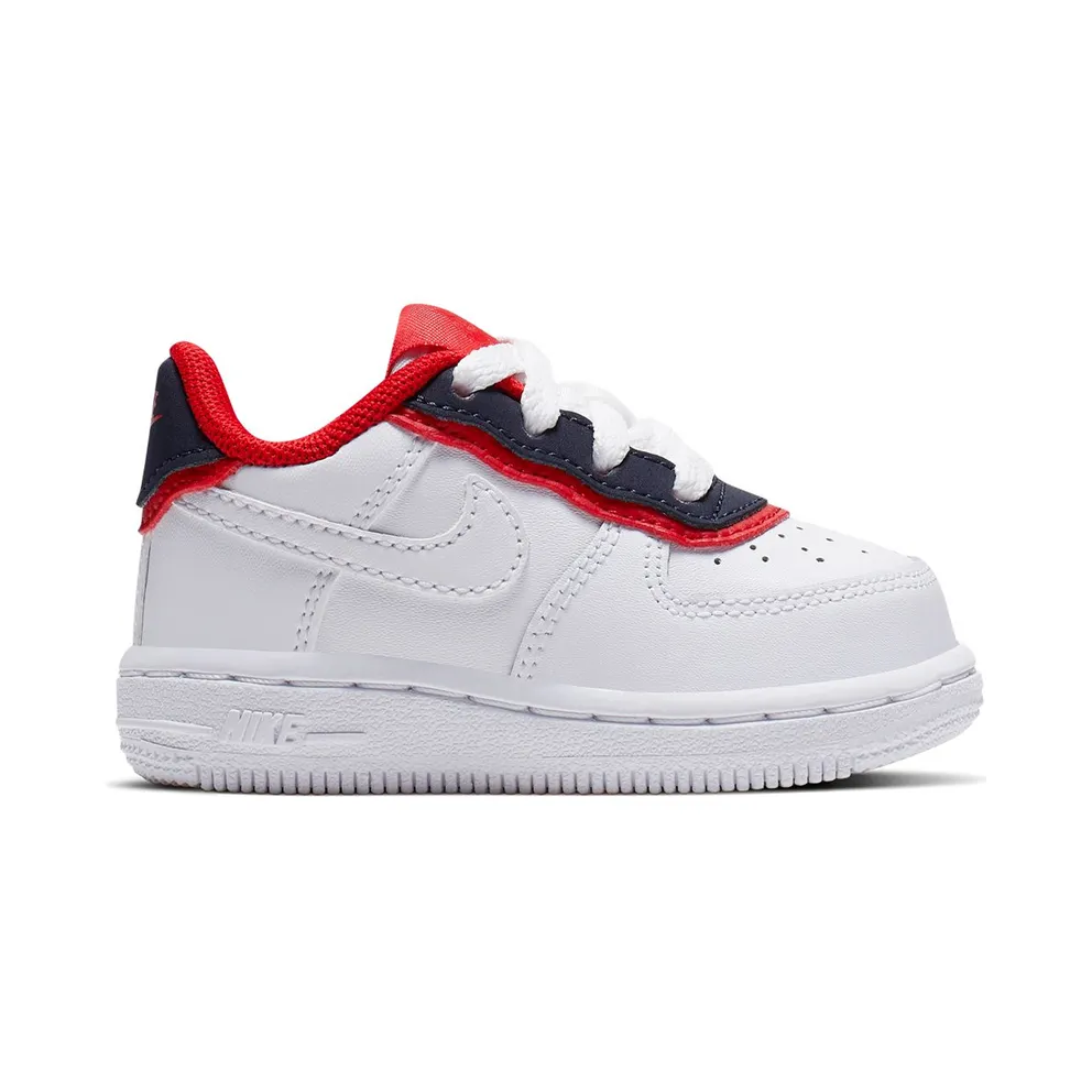 Nike Air Force 1 Low Double Layer White Obsidian Red (TD) White/Obsidian-University Red-White (BV1086-101)