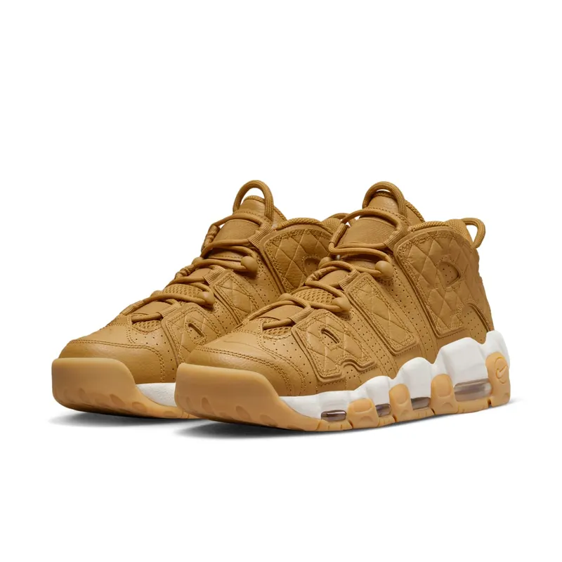Nike Air More Uptempo Quilted Wheat Gum Light Brown (DX3375-700)