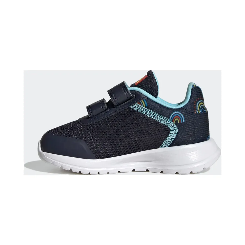 Adidas Tensaur Run Sport Running Two-Strap Hook-and-Loop Legend Ink / Bold Orange / Impact Yellow (GY2462)