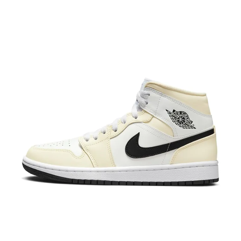 Air Jordan 1 Mid Coconut Milk – “Coconut Milk / Black-summit White-white” (BQ6472-121)