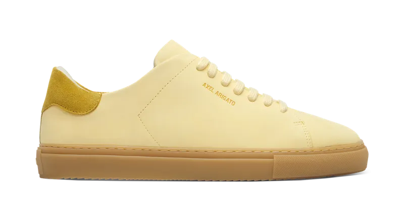 Axel Arigato Clean 90 Sneaker “Light Yellow,Yellow” (F4625001)