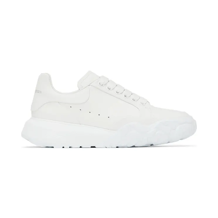 Alexander McQueen White Court Trainer Sneakers (705182WICD2 9000)