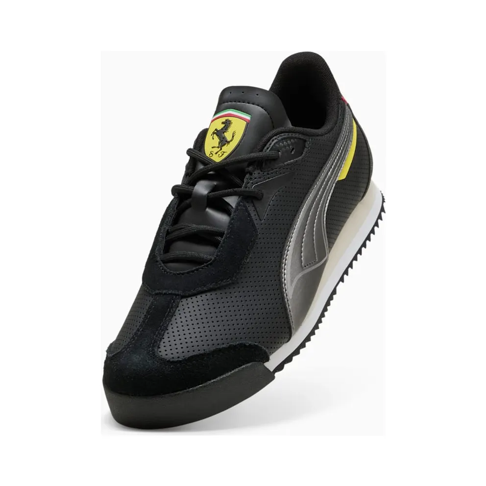 Puma Roma S Scuderia Ferrari Black Aged Silver (308909-01)
