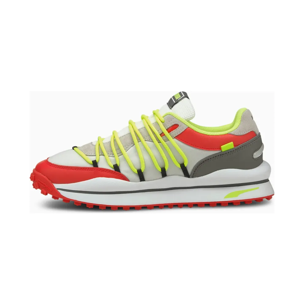 Puma Lace Rider Retro White/Red (380575-02)