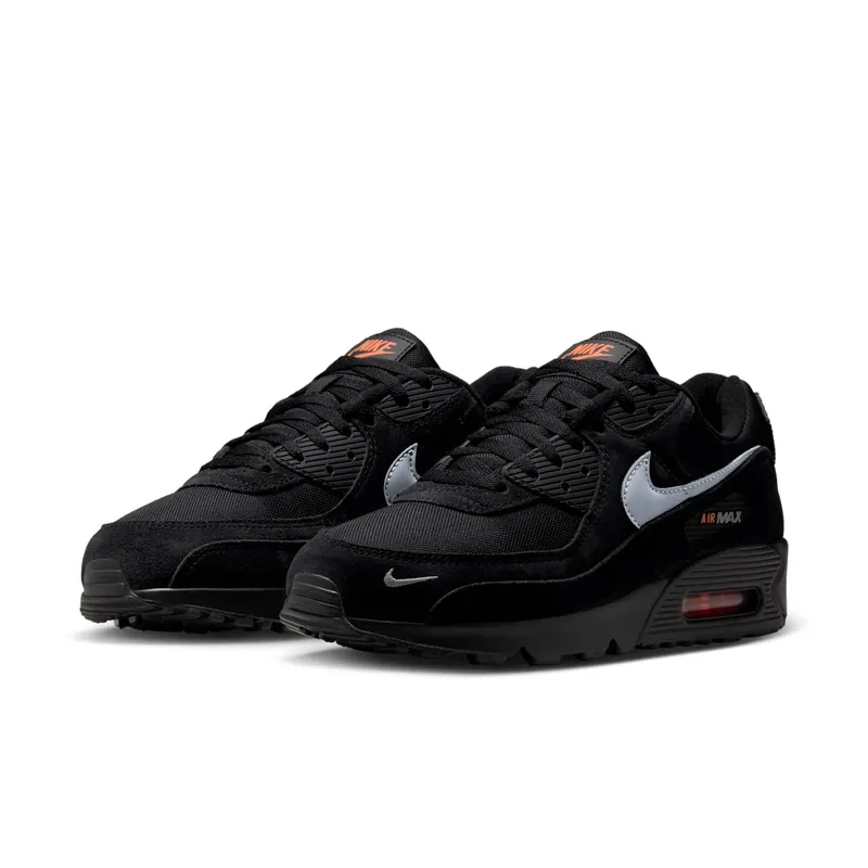 Nike Air Max 90 “Black Metallic Cool Grey Orange” (DO6706-010)