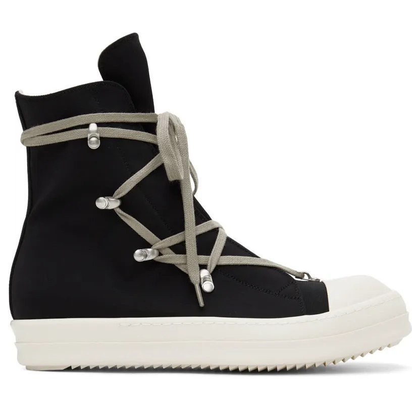 Rick Owens Drkshdw Black Hexagon Sneakers (DU02B4805 MU)