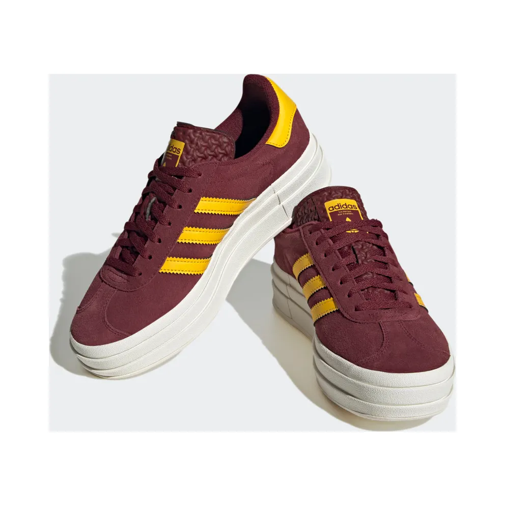 Adidas Gazelle Bold Shadow Red / Bold Gold / Core White (IF5195)
