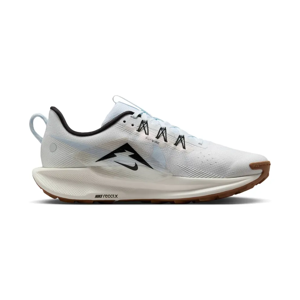 Nike React Pegasus Trail 5 White Metallic Silver Sail Blue Tint (DV3864-103)