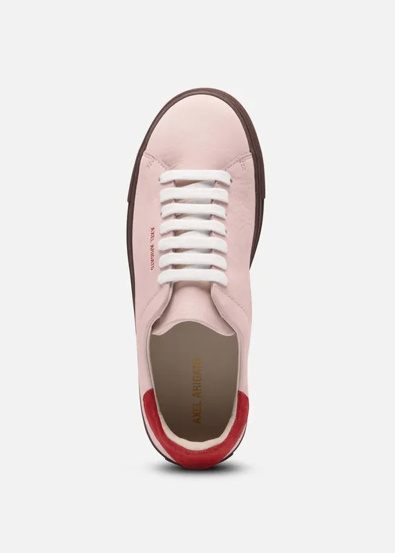 Axel Arigato Clean 90 Sneaker “Light Pink,Red” (F4626002)