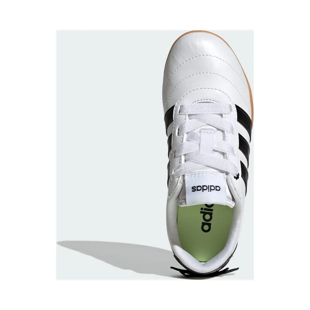 Adidas GRAND COURT LO Shoes KIDS Cloud White / Core Black / Hi-Res Yellow (KI3034)