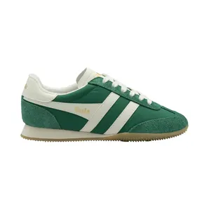 Gola Sprinter met suède vlakken “Green” (CLB855NW)