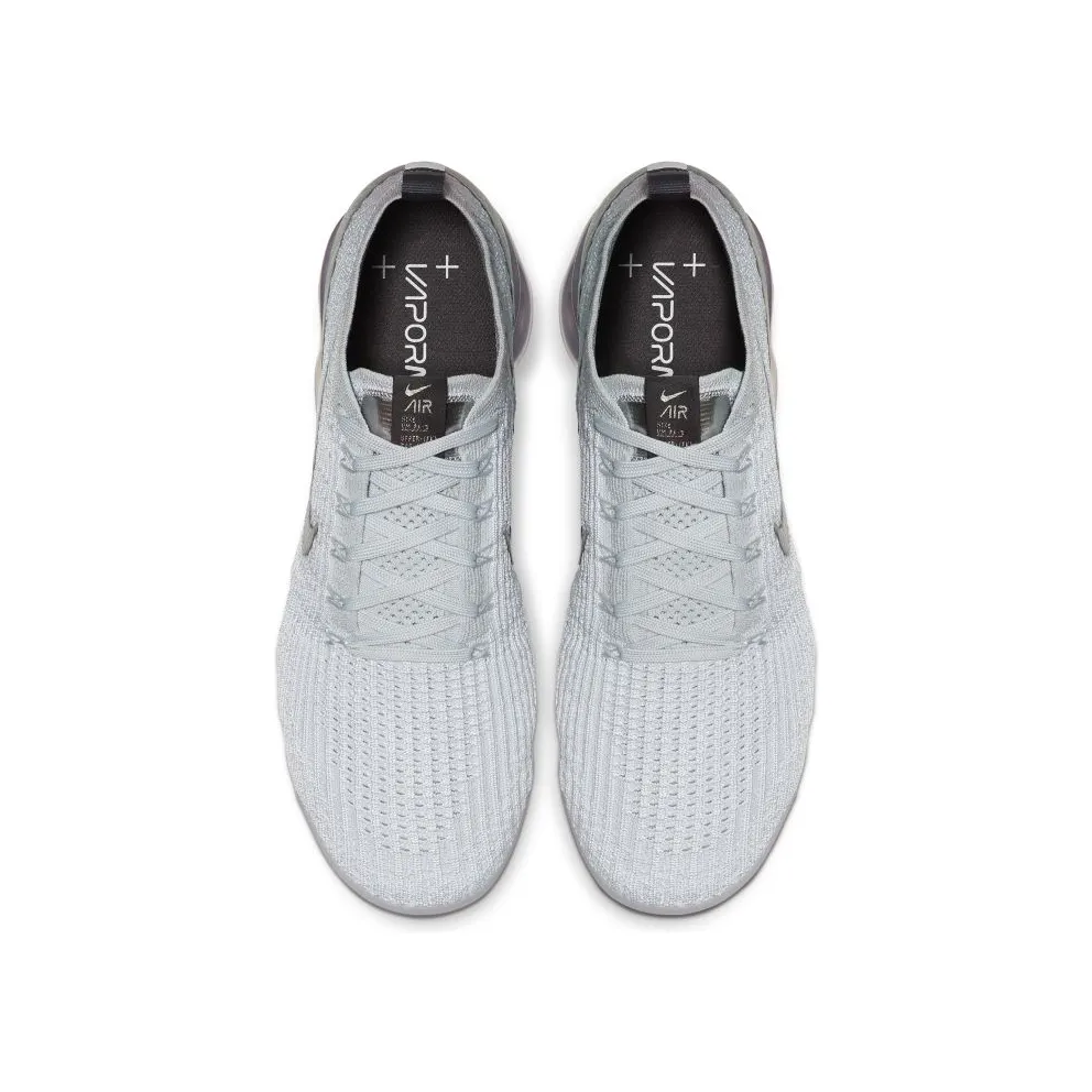Nike Air VaporMax Flyknit 3 White Reflect Silver White/Reflect Silver-Pure Platinum-Dark Grey-Metallic Silver (AJ6900-101)