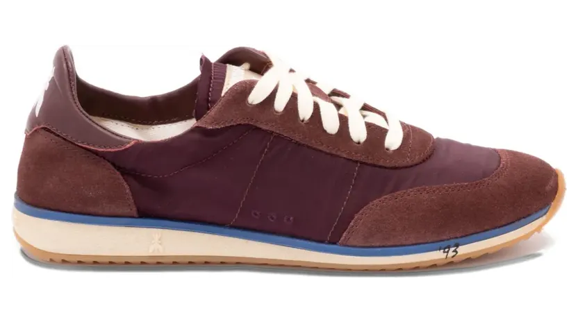 Patrizia Pepe Low-top met suède vlakken “Brown” (2Z0054V040)