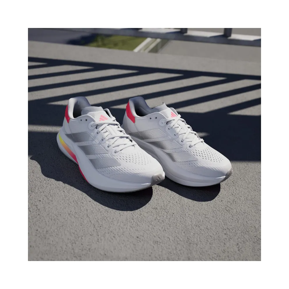 Adidas Duramo Speed 2 Running Shoes Cloud White / Silver Metallic / Lucid Red (IF9392)