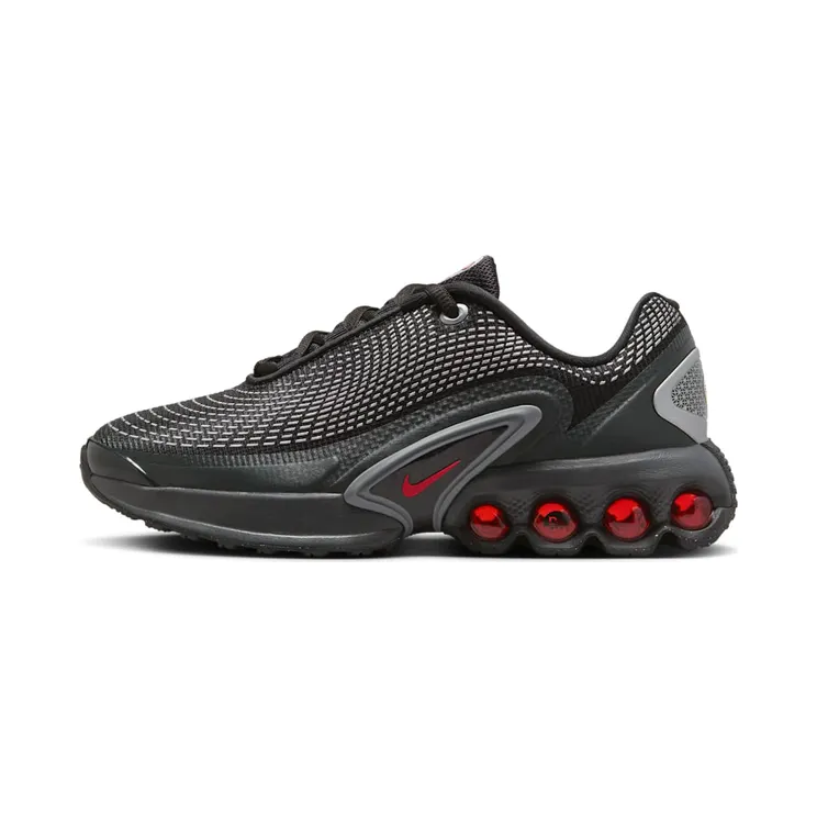 Nike Air Max Dn “Black / Metallic Silver / University Red” (FB8987-009)
