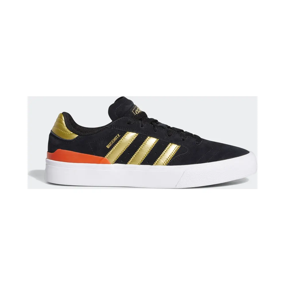 adidas Busenitz Vulc II Schuh Core Black / Gold Metallic / Solar Red (EF8470)