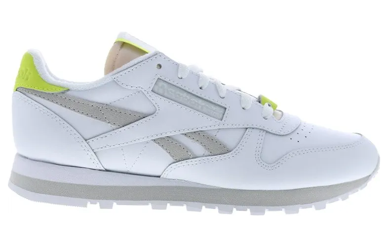 Reebok Classic Leather White Acid Yellow (IE3375)