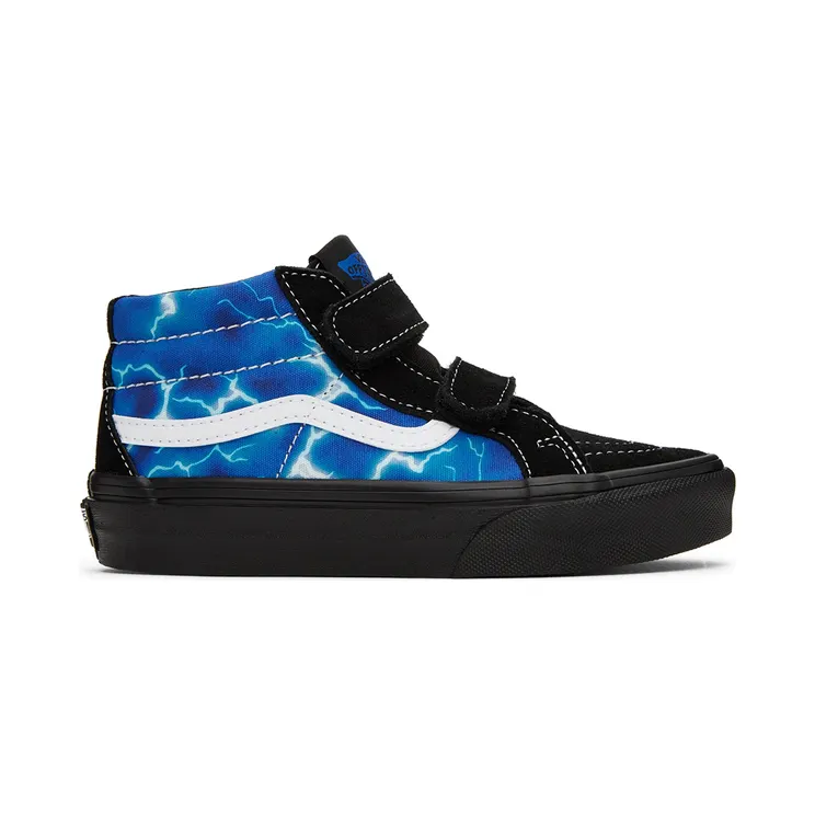 Vans Kids Black & Blue Sk8-Mid Reissue Little Kids Sneakers (VN0A38HHY61)