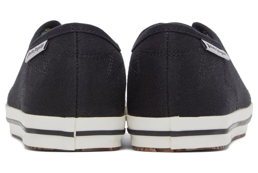 Palm Angels Black Vulcanized Low-Top Sneakers (PWIA045S22FAB0011001) (2)