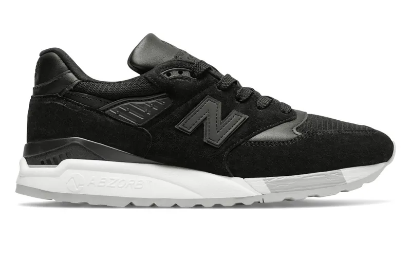 New Balance 998 MiUSA Black White Grey (M998NJ)