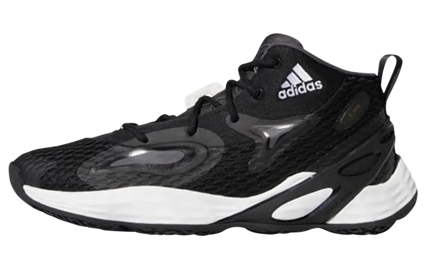 adidas Exhibit A Mid Core Black / Silver Metallic / Team Dark Grey (H67747)
