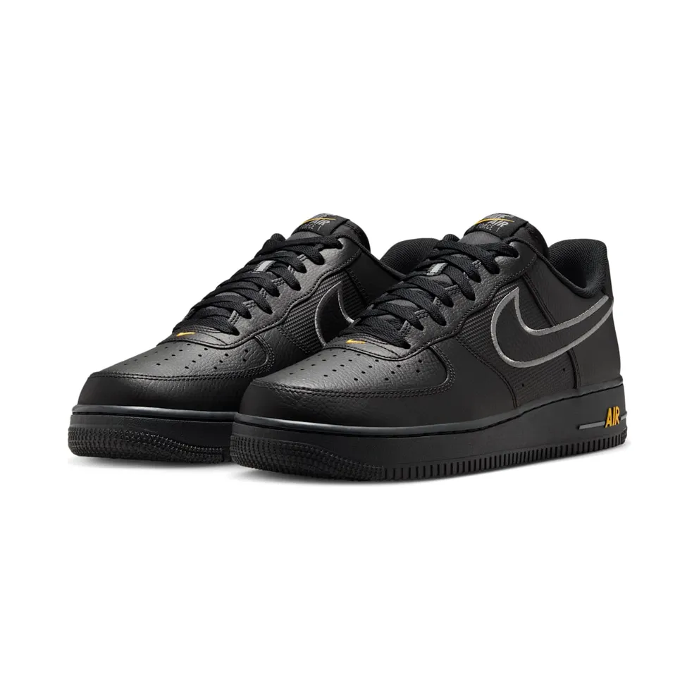 Nike Air Force 1 Low Black Laser Orange (IB7677-001)
