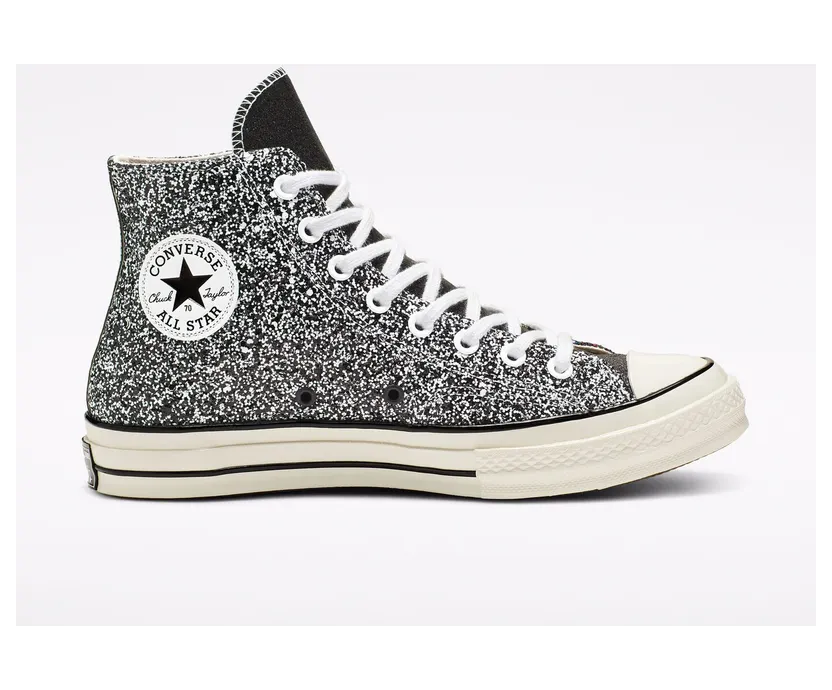 Converse JW Anderson x Chuck 70 High Glitter Pack – Black Multicolor (164697C)