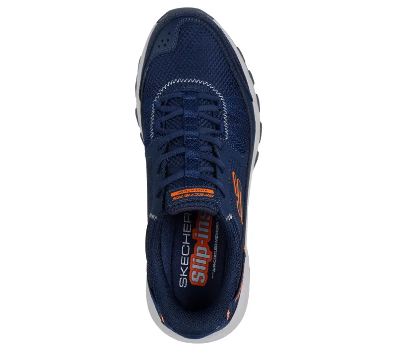 Skechers Slip-ins: Dynamite AT – Escapar – Marine / Orange – “Blue” (237634 NVOR)