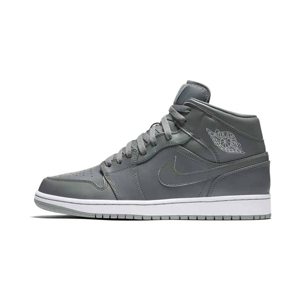 Jordan 1 Retro Mid Cool Grey (2015) Cool Grey/Cool Grey-White-Wolf Grey (554724-031)