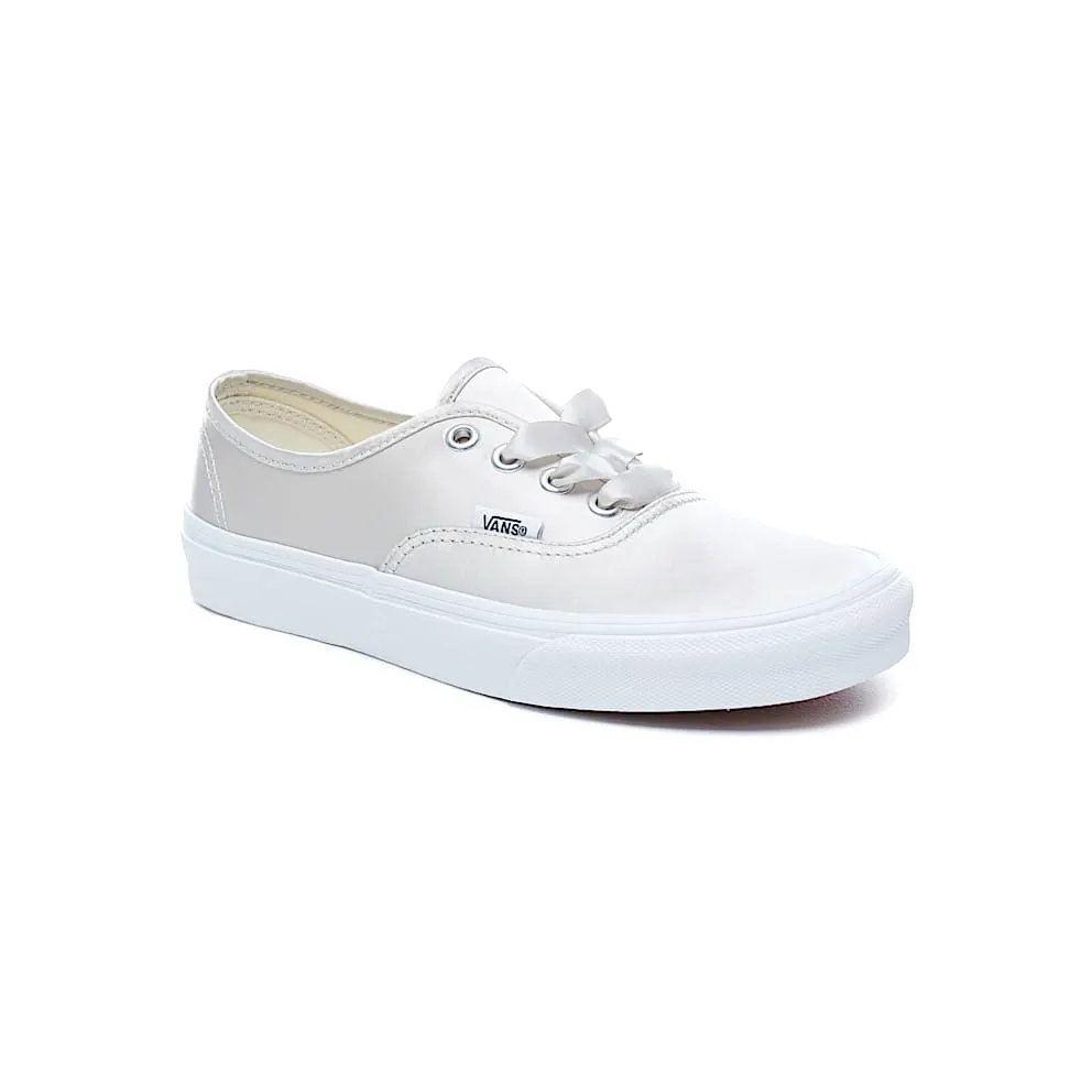 Vans Authentic Satin Lux Light Silver Light Silver/White (VN0A38EMQ9J)