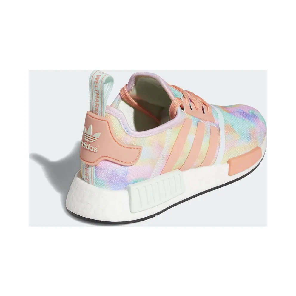 adidas NMD R1 Tie Dye (W) Chalk Coral/Dash Green (FY1271)