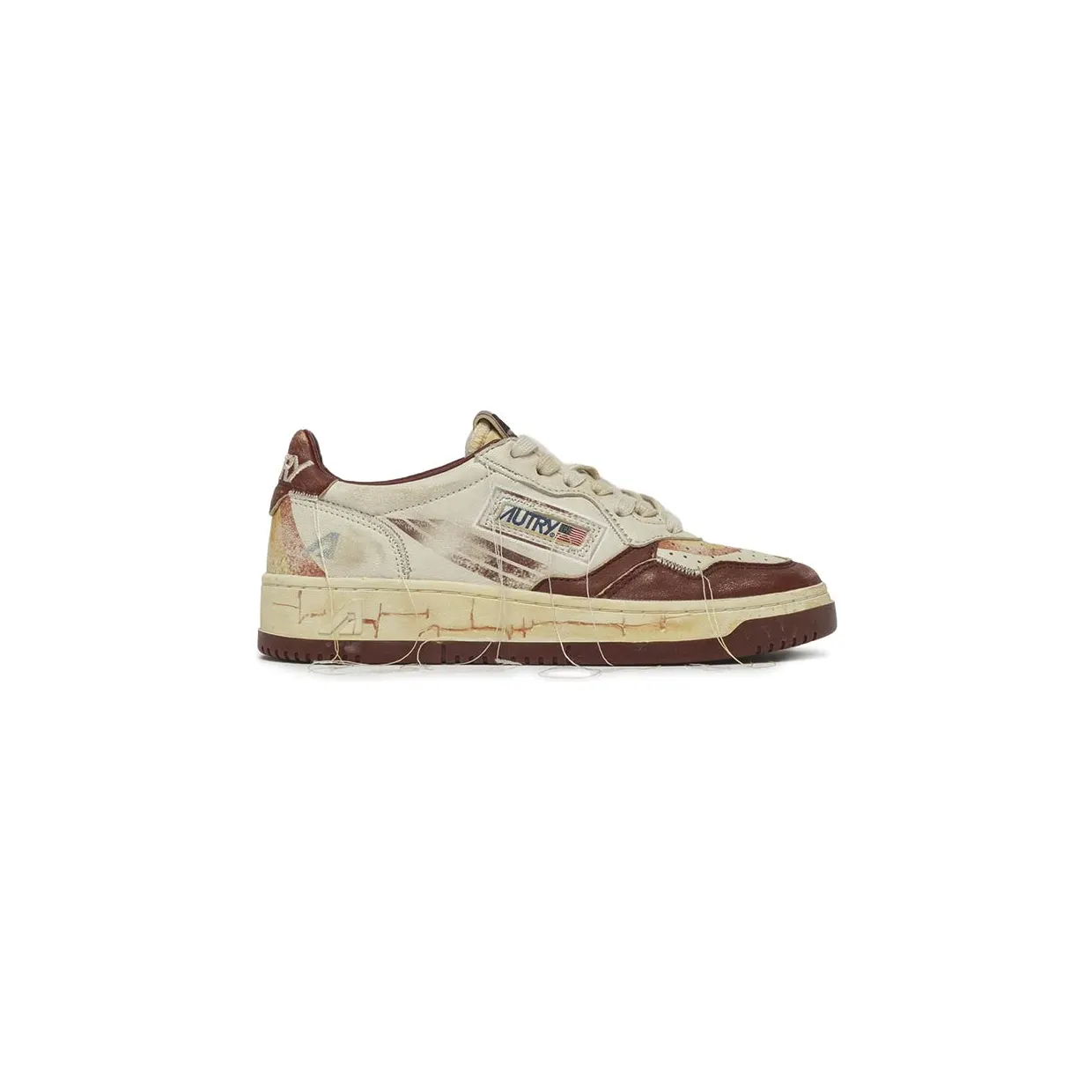 Autry Super Vintage Low “White Fired Brick” (AVLMTP02)