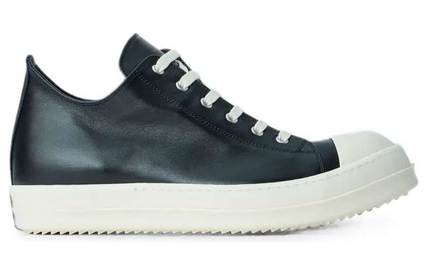 Rick Owens lace-up low-top sneakers – Zwart (RU02F4891LCO)