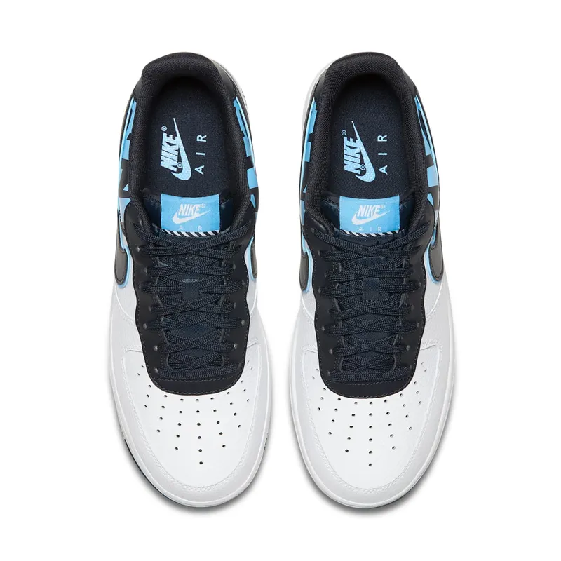 Nike Air Force 1 Low Logo Pack White Obsidian White/Dark Obsidian (823511-105)