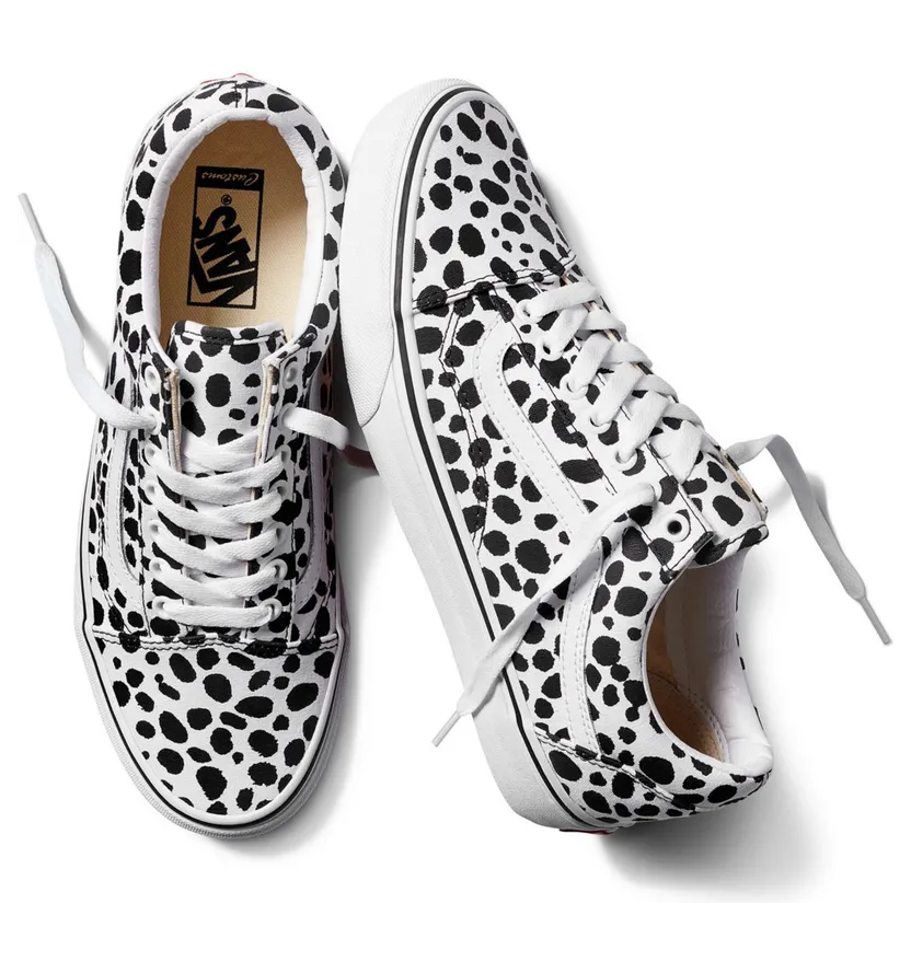 VANS Gepersonaliseerde Dalmatian Old Skool Zwart (VN0A3CS0066)
