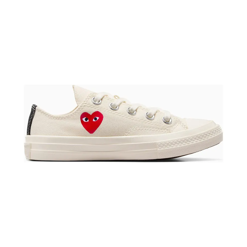 Converse PLAY Comme des Garçons Single Heart Chuck 70 Milk/Red/Black (A08807C)