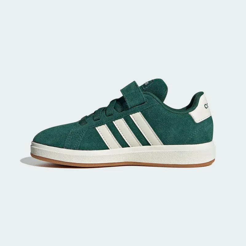Adidas Grand Court 00s Kids Collegiate Green / Off White / Gum (JP5898)