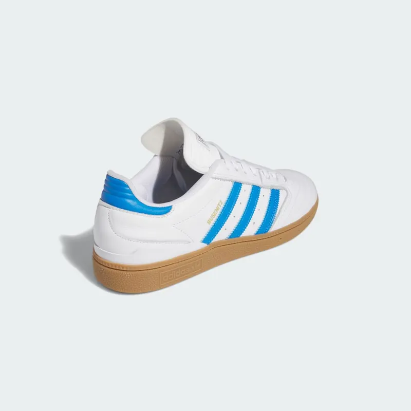 adidas Busenitz Shoes Cloud White / Blue Bird / Gold Metallic (IE3101)