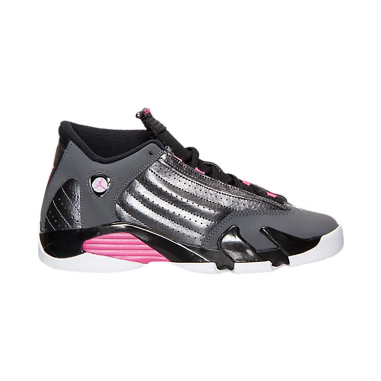 Air Jordan 14 Retro GG Dark Grey Hyper Pink (654969-028)
