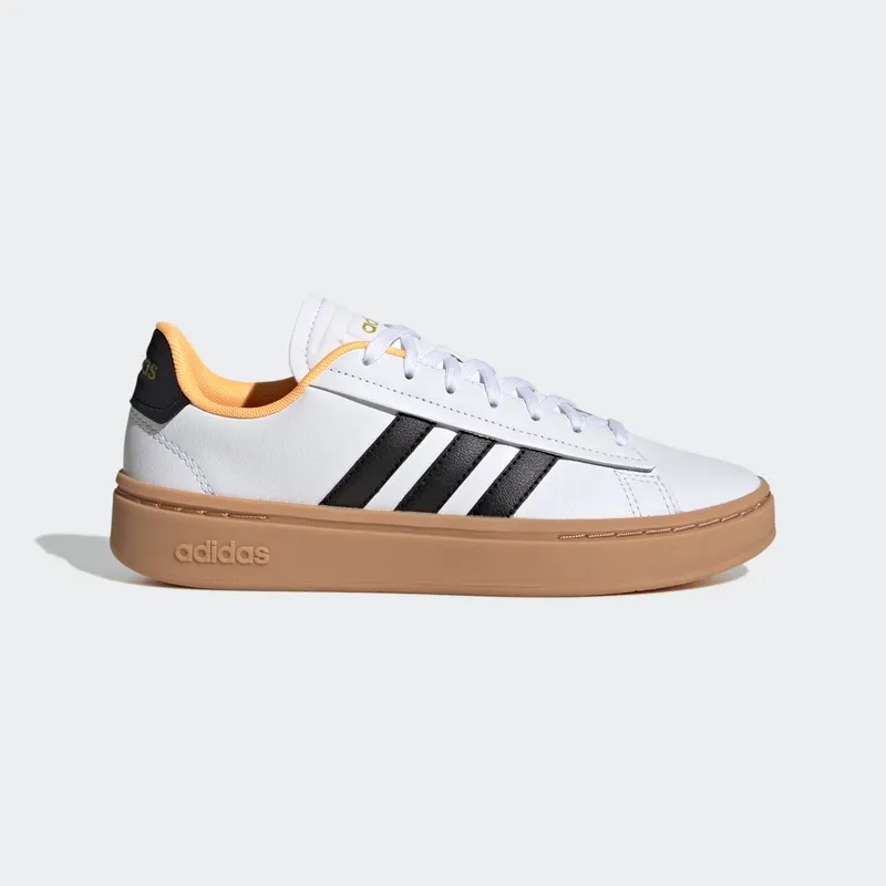 Adidas Grand Court Alpha Cloud White / Core Black / Flash Orange (GX8165)