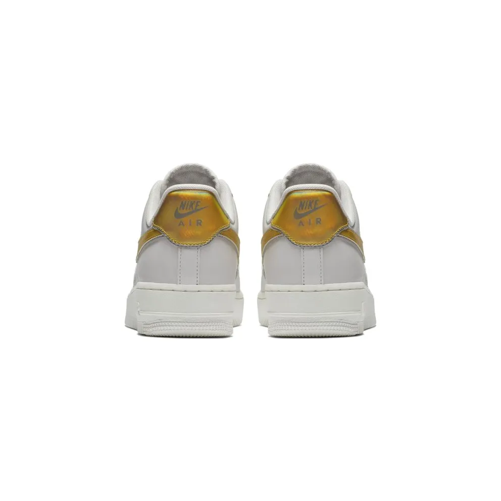 Nike Air Force 1 Low Metallic Platinum Metallic Gold (W) Metallic Platinum/Metallic Gold (AR0642-001)