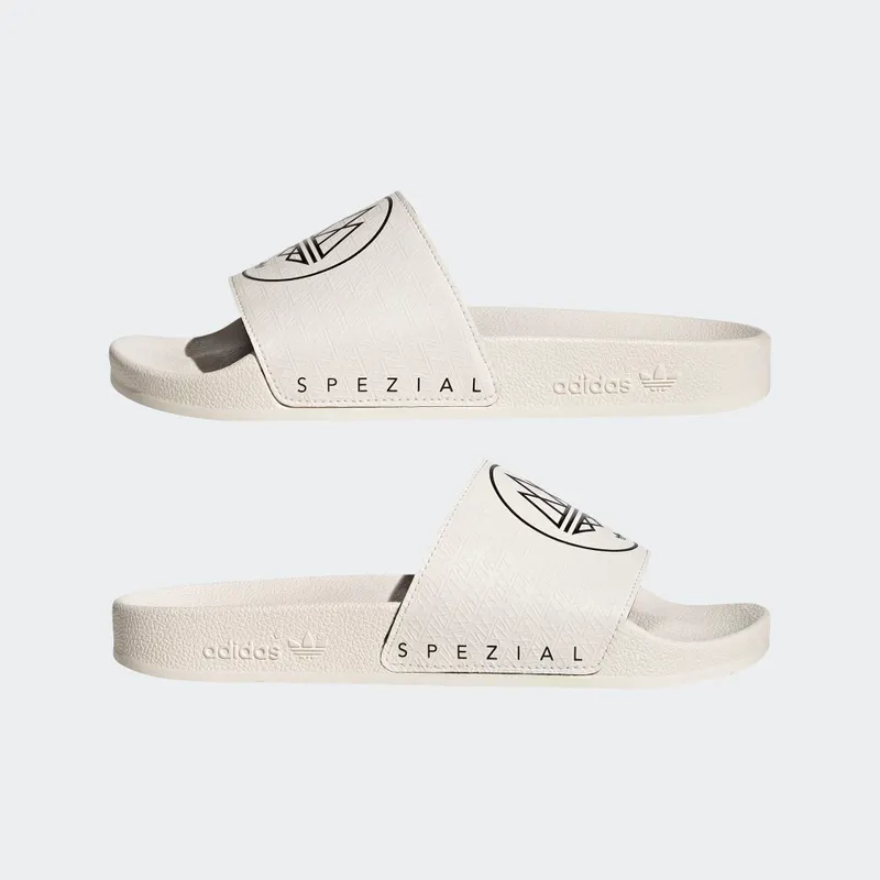 adidas adilette SPZL Slides Chalk White / Core Black / Chalk White (GW8793)