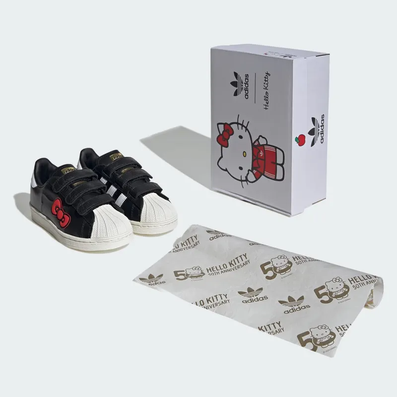 adidas Superstar Comfort Closure Hello Kitty Core Black Cloud White Red (IG6996)