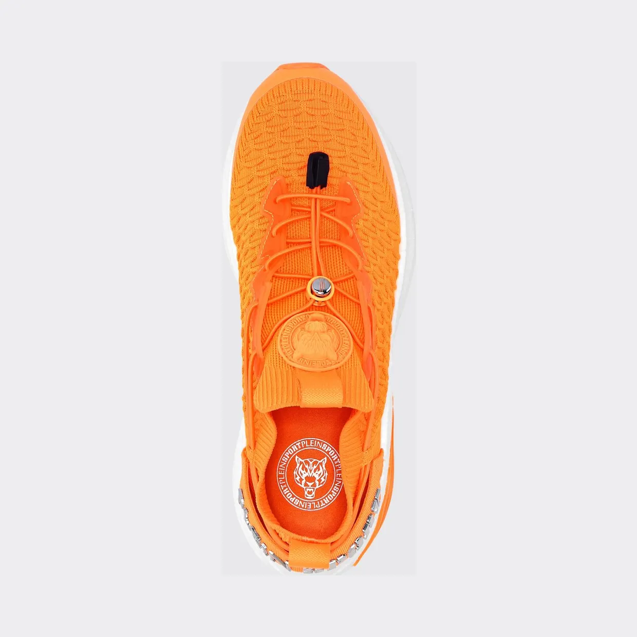 Plein Sport Crochet Knit Sneakers Orange (SAESUSC0751STE003N86) (2)