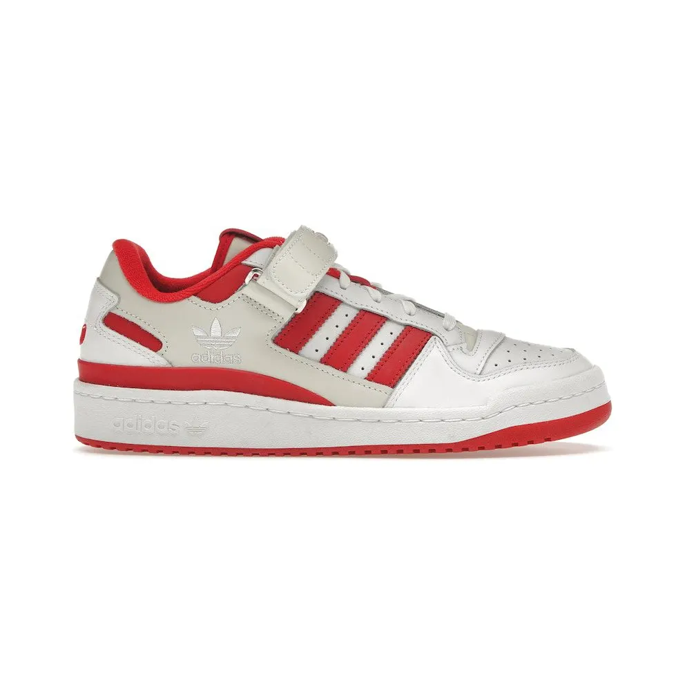 Adidas Forum Low Trap Kitchen Cloud White / Cloud White / Vivid Red (FZ6565)