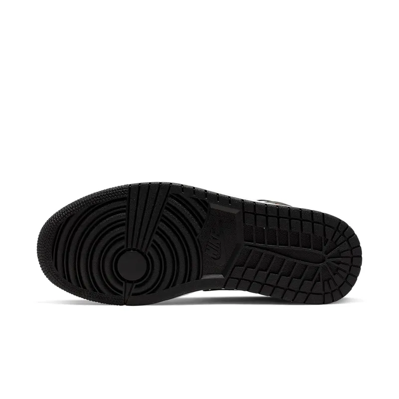 Jordan 1 Mid Reverse Black Toe (W) White/Gym Red-Black (BQ6472-101)