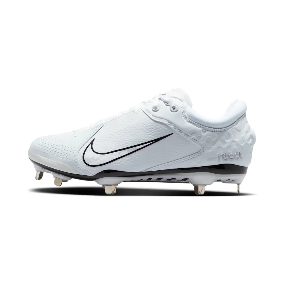 Nike Hyperdiamond 4 Elite White Pure Platinum Black (FZ0923-102)